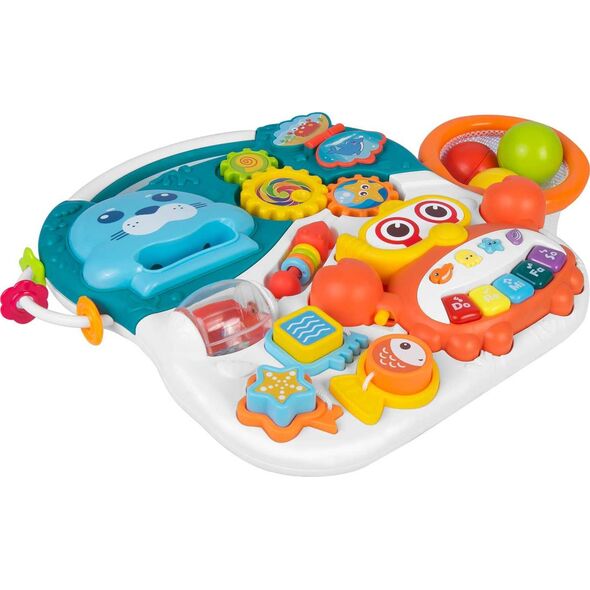 Ricokids Pchacz stolik edukacyjny 2w1 RK-810 biało-niebieski