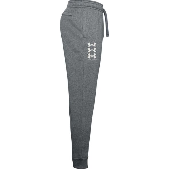 Under Armour Spodnie męskie Under Armour Rival Fleece 3Logo Jogger ciemnoszare 1357131 012 S
