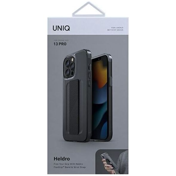Uniq Etui UNIQ Heldro Apple iPhone 13 Pro dymny/smoke