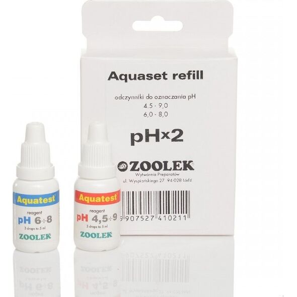 ZOOLEK ZOOLEK AQUASET REFILL PH x2 - UZUPEŁNIENIE TESTU