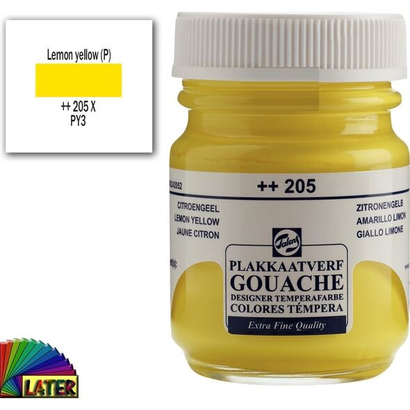 Talens Talens Gouache Extra Fine Farba 50ml 205 Lemon Yel