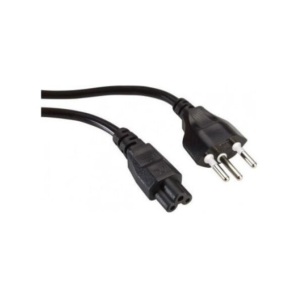 Kabel zasilający Value ROLINE Kabel zasilający T12 IEC320 C5 czarny 1.8m