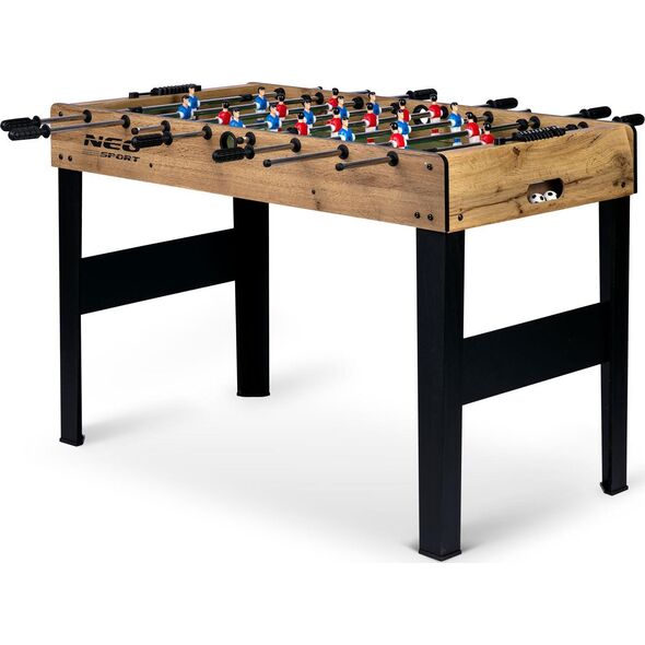 Neo-Sport Stół do gry w piłkarzyki, drewniany 118x61x79 cm (NS-805)