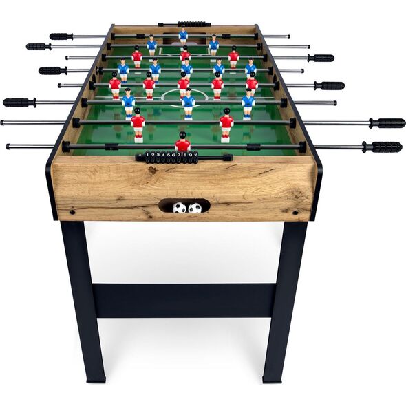 Neo-Sport Stół do gry w piłkarzyki, drewniany 118x61x79 cm (NS-805)