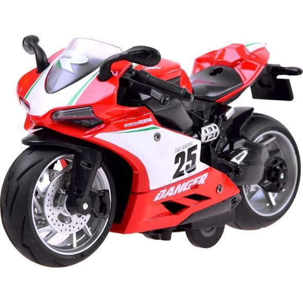 Jokomisiada Diecast model Motocykl z naciągiem zabawka ZA3933