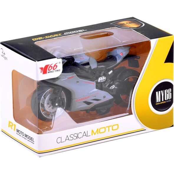 Jokomisiada Diecast model Motocykl z naciągiem zabawka ZA3933