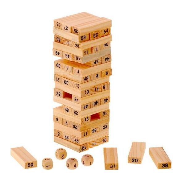 Jokomisiada Drewniana JENGA CHWIEJĄCA SIĘ WIEŻA GR0090