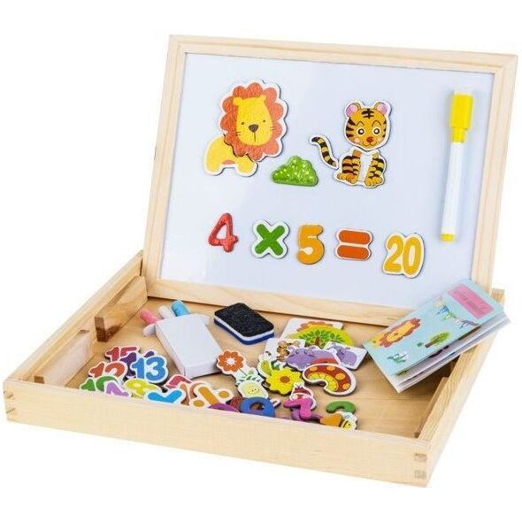 Jokomisiada Drewniana TABLICA magnetyczno kredowa + akc TA0072