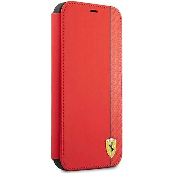 Ferrari Ferrari FESAXFLBKP13SRE iPhone 13 mini 5,4" czerwony/red book On Track Carbon Stripe