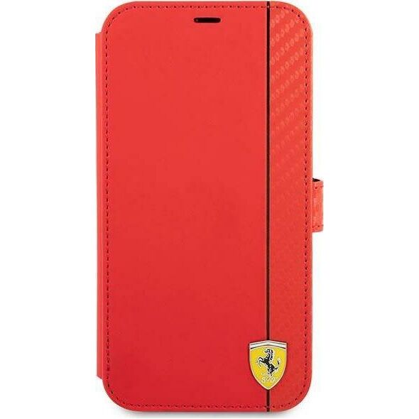 Ferrari Ferrari FESAXFLBKP13SRE iPhone 13 mini 5,4" czerwony/red book On Track Carbon Stripe