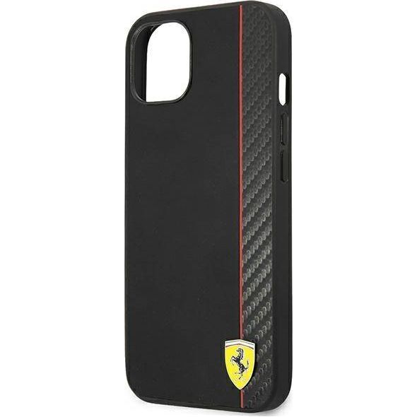 Ferrari Ferrari FESAXHCP13SBK iPhone 13 mini 5,4" czarny/black hardcase On Track Carbon Stripe