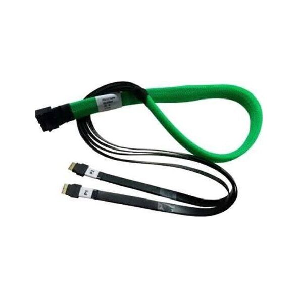 Broadcom SFF 8654 - SFF 8654, 1m, Czarno-zielony (05-60004-00)
