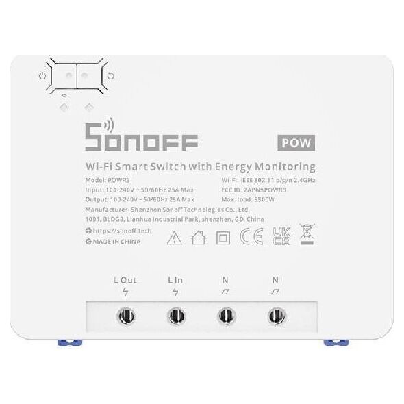 Sonoff Inteligentny przełącznik WiFi POWR3