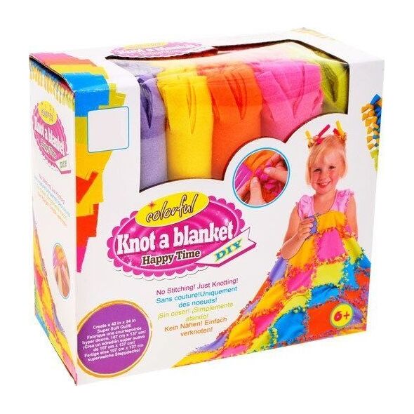 Jokomisiada Kocyk patchwork zestaw kreatywny DIY polar ZA1551