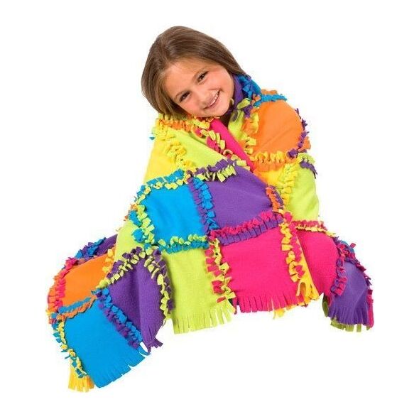Jokomisiada Kocyk patchwork zestaw kreatywny DIY polar ZA1551