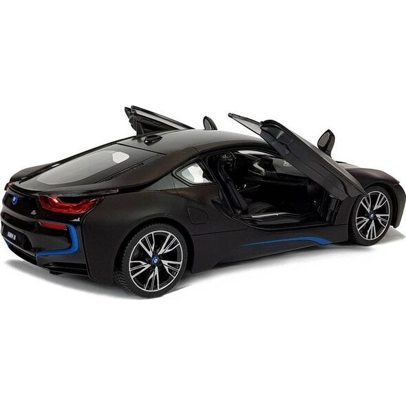 Rastar Auto R/C BMW i8 Rastar 1:14 Czarny Drzwi Automatyczne