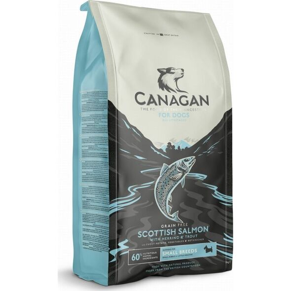 Canagan Scottish salmon SB dla psów małych ras 2 kg