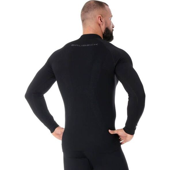 Brubeck Bluza męska EXTREME THERMO czarny XL (LS15290)