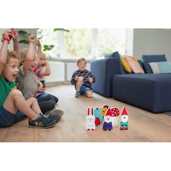 BS Toys BS Toys, Kręgle drewniane krasnoludki