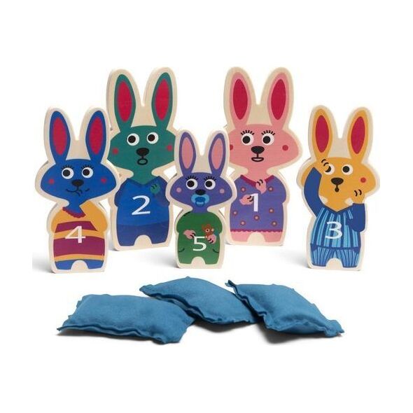 BS Toys BS Toys, Drewniana gra zręcznościowa Króliczki