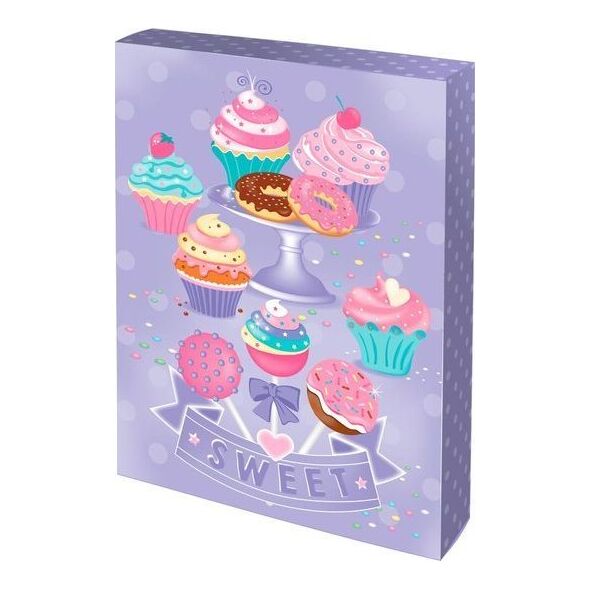 Box Candiy Box Candiy, zestaw artystyczny Akwarele muffinki