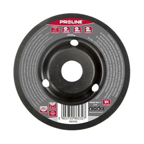 Profix TARCZA SKOŚNA TARNIK DROBNE ZĘBY TYP B 125MM PROLINE