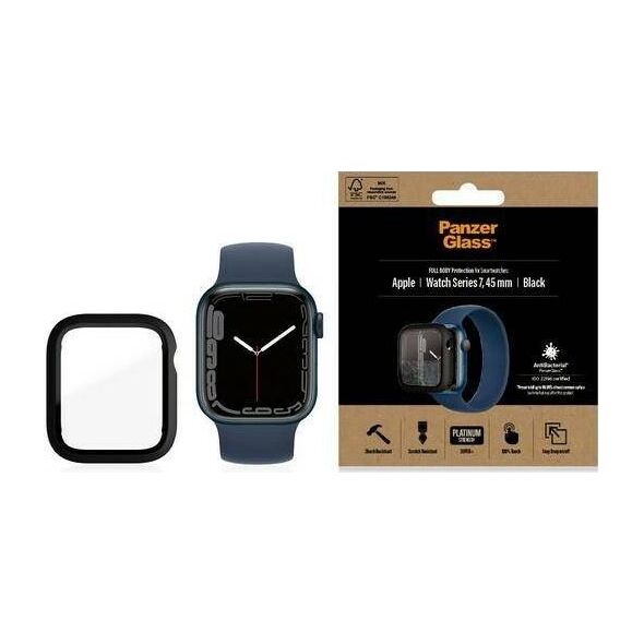 PanzerGlass PanzerGlass Full Body Apple Watch 7 45mm czarny/black AB 3664