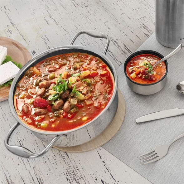 NAVA Garnek stalowy z powłoką nieprzywierającą premium COOKCELL ORION 20 cm 2,75 l
