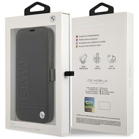 BMW Etui BMW BMFLBKP13SSLLBK iPhone 13 mini 5,4" czarny/black book Signature