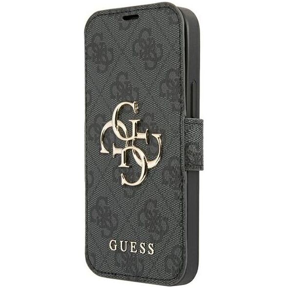 Guess Guess GUBKP13X4GMGGR iPhone 13 Pro Max 6,7" szary/grey book 4G Big Metal Logo