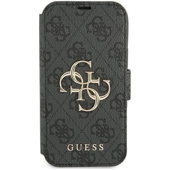 Guess Guess GUBKP13X4GMGGR iPhone 13 Pro Max 6,7" szary/grey book 4G Big Metal Logo