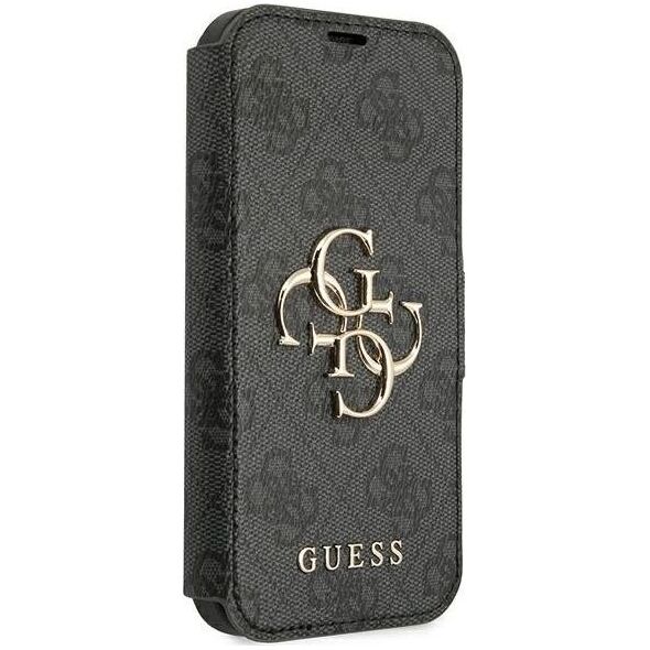 Guess Guess GUBKP13X4GMGGR iPhone 13 Pro Max 6,7" szary/grey book 4G Big Metal Logo