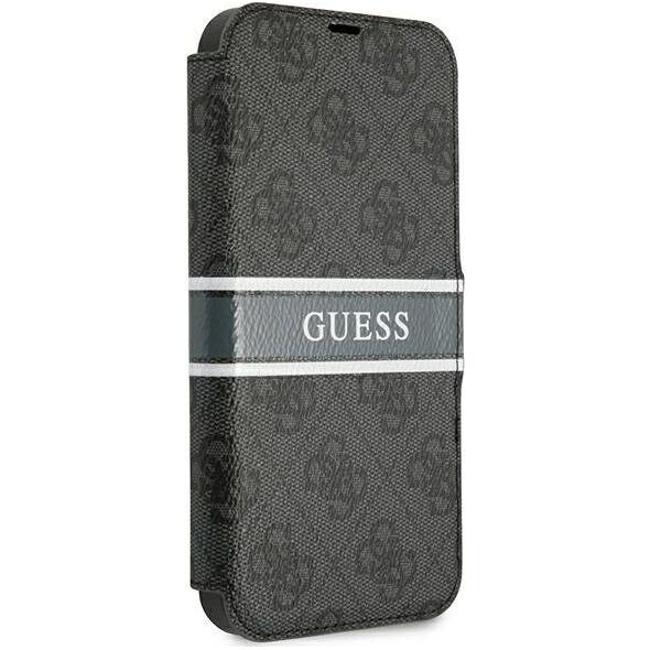 Guess Guess GUBKP13S4GDGR iPhone 13 mini 5,4" szary/grey book 4G Stripe
