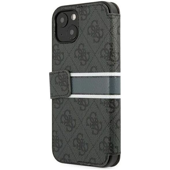 Guess Guess GUBKP13S4GDGR iPhone 13 mini 5,4" szary/grey book 4G Stripe