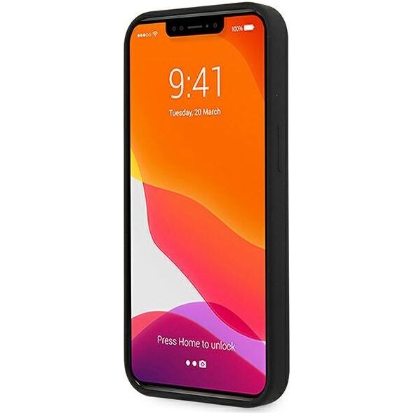 Guess Guess GUHCP13MLS4GGBK iPhone 13 6,1" czarny/black hard case Silicone 4G Logo