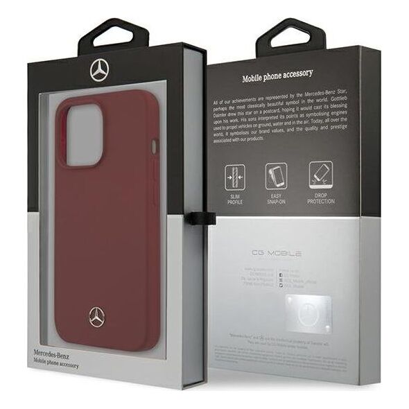 Mercedes Mercedes MEHCP13LSILRE iPhone 13 Pro / 13 6,1" czerwony/red hardcase Silicone Line