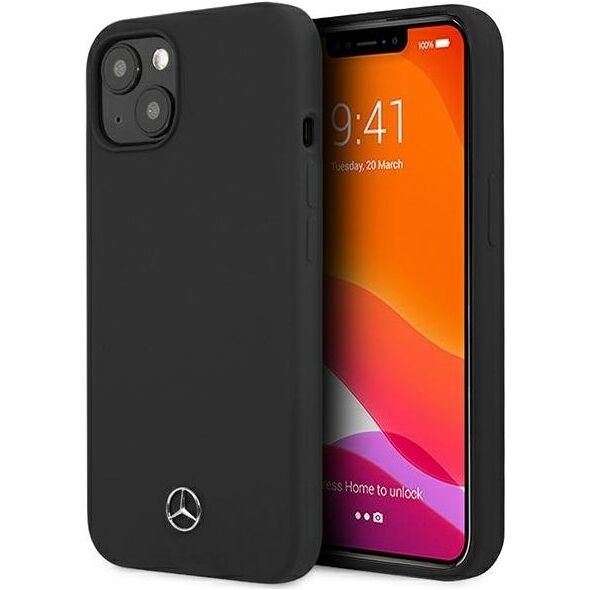 Mercedes Mercedes MEHCP13SSILBK iPhone 13 mini 5,4" czarny/black hardcase Silicone Line