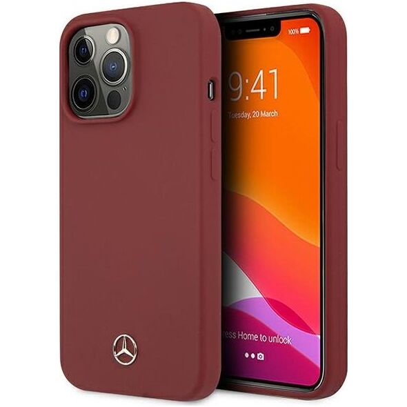 Mercedes Mercedes MEHCP13XSILRE iPhone 13 Pro Max 6,7" czerwony/red hardcase Silicone Line