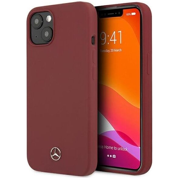 Mercedes Mercedes MEHCP13MSILRE iPhone 13 6,1" czerwony/red hardcase Silicone Line