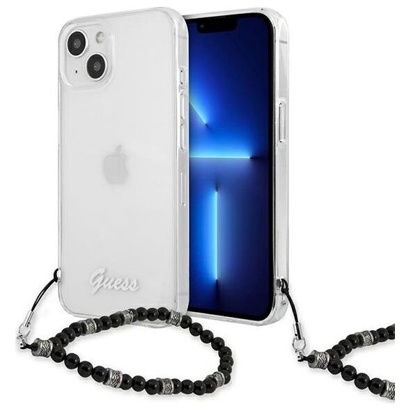 Guess Guess GUHCP13SKPSBK iPhone 13 mini 5,4" Transparent hardcase Black Pearl