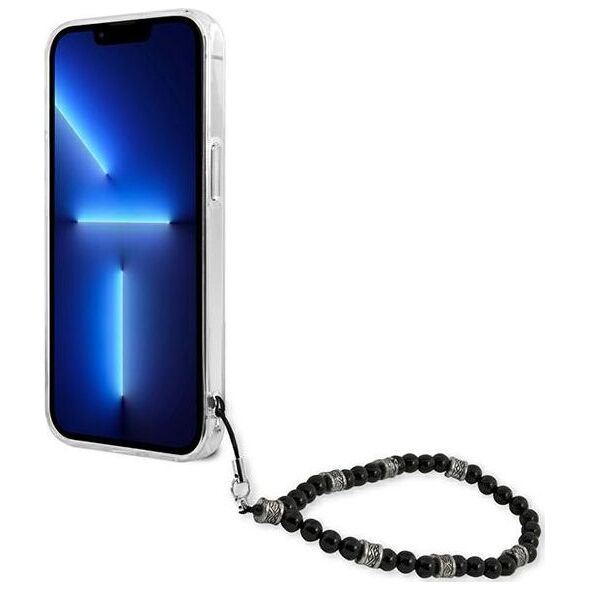 Guess Guess GUHCP13LKPSBK iPhone 13 Pro / 13 6,1" Transparent hardcase Black Pearl
