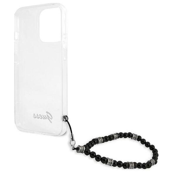 Guess Guess GUHCP13LKPSBK iPhone 13 Pro / 13 6,1" Transparent hardcase Black Pearl