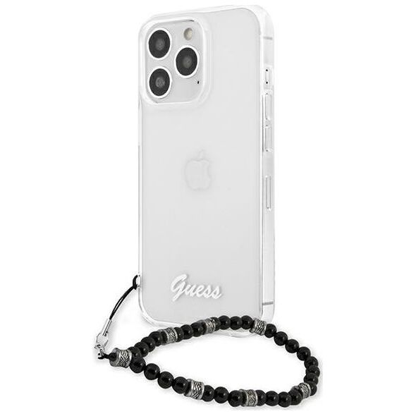 Guess Guess GUHCP13XKPSBK iPhone 13 Pro Max 6,7" Transparent hardcase Black Pearl