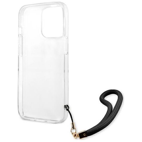 Guess Guess GUHCP13LKCABBK iPhone 13 Pro / 13 6,1" czarny/black hardcase Camo Strap Collection