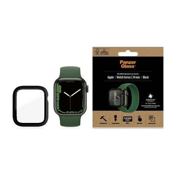 PanzerGlass PanzerGlass Full Body Apple Watch 7 41mm czarny/black AB 3663