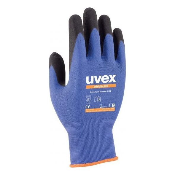 Uvex uvex athletic lite assembly glove size 9