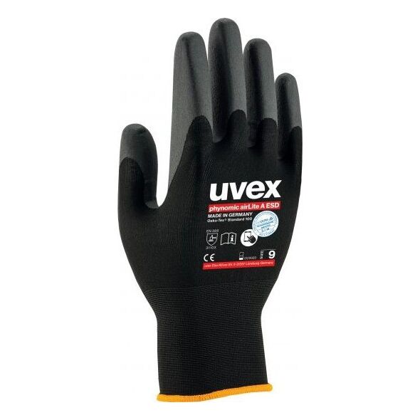 Uvex uvex phynomic airLite A ESD assembly gloves size 10