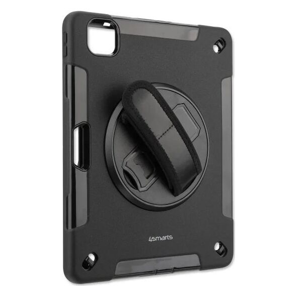 Etui na tablet 4smarts 4smarts odolný kryt s páskem a stojánkem pro Samsung Galaxy Tab S6 Lite (P610/615), černá