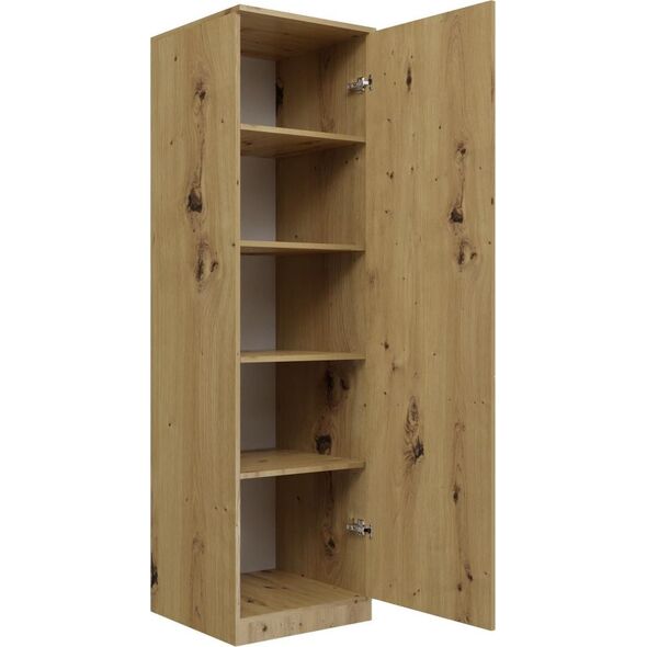 Topeshop SZAFA GARDEROBA DRZWI PÓŁKI SD-50 DĄB ARTISAN