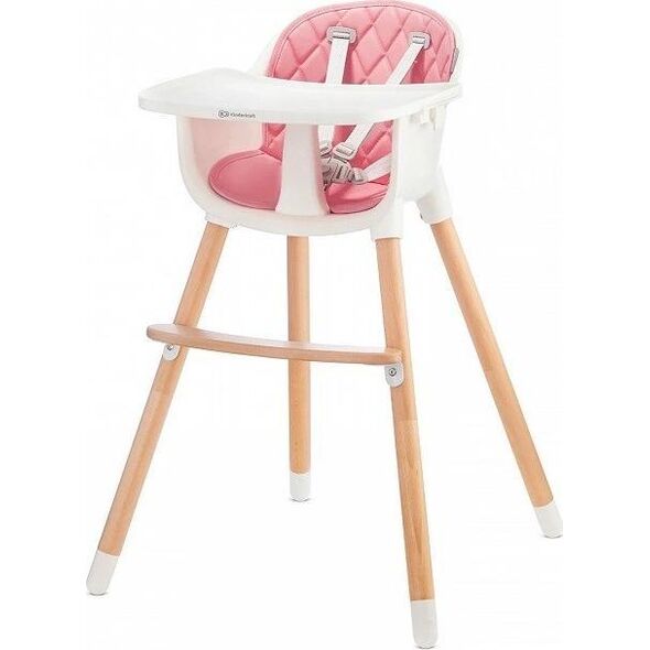 KinderKraft Krzesełko do karmienia Sienna 2w1, różowe (KKKSIENPNK0000)